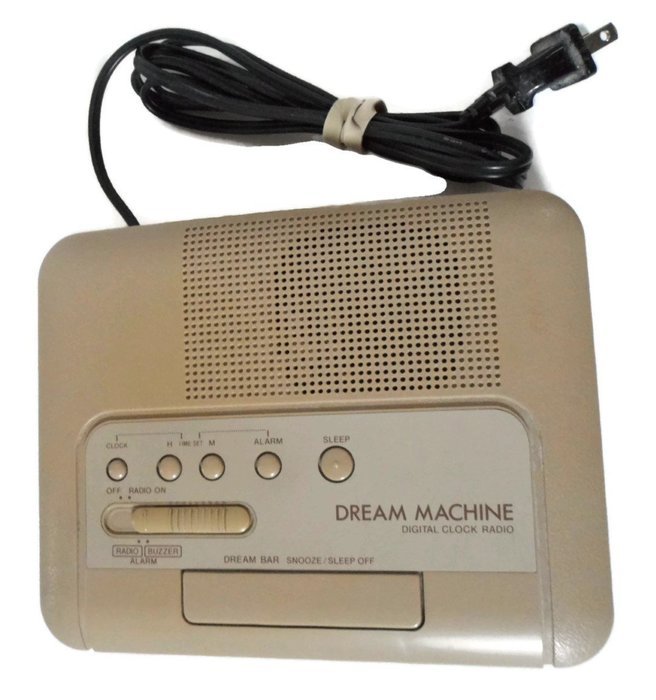 Sony Dream Machine Icf-c240 Digital Alarm Clock Radio Vintage 1980's Am/fm Beige N3