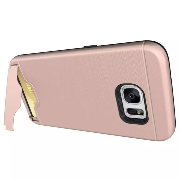 TYoung Soft TPU Brushed Skin Full Around Silicone Armor Case Shockproof Cover with Stand Support and Card Slot... N7