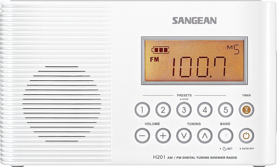 Sangean Am/fm Digital Shower Radio N7