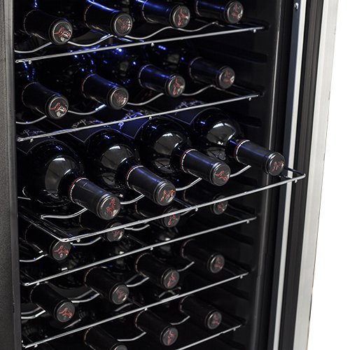Koldfront 28 Bottle Ultra Capacity Thermoelectric Wine Cooler - Platinum N4