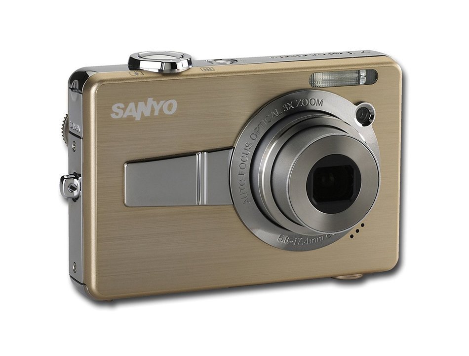 Sanyo E760 7.1MP Digital Camera with 3x Optical Zoom (Gold) N3
