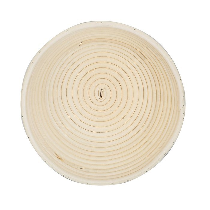 DOYOLLA 1pcs 8.5" Round Banneton Brotform Bread Dough Proofing Rising Rattan Basket & Liner N11
