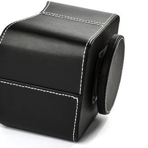 COSMOS PU Leather 360 Degrees Rotatable Remote control/controller TV Guide/mail/CD organizer/caddy/holder,Free... N4