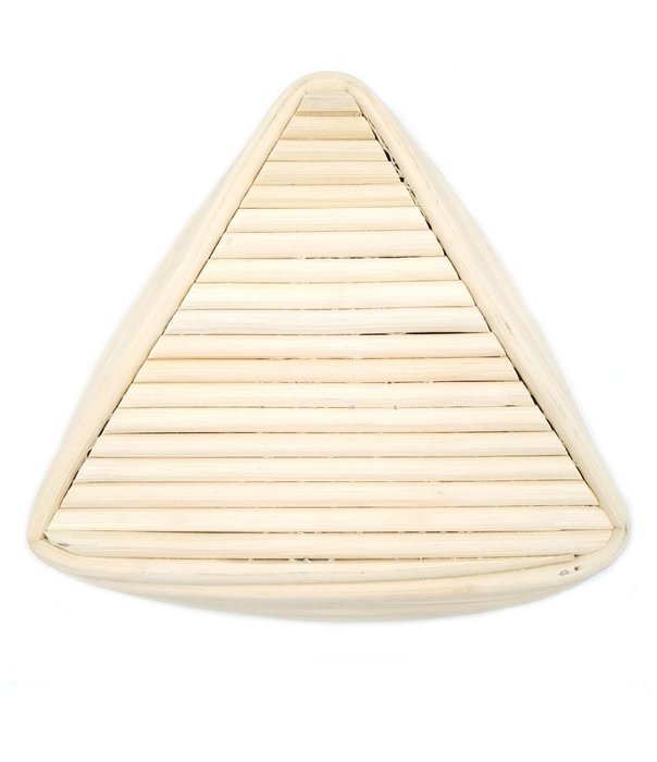 Agile-Shop 9 inch European Style Triangle Shaped Banneton Brotform Bread Dough Proofing Rising Rattan Basket with... N4