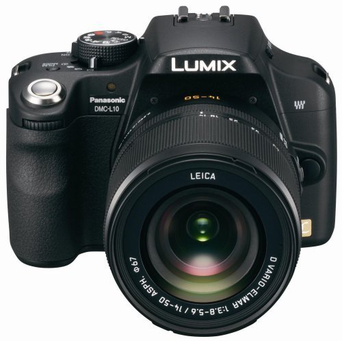 Panasonic DMC-L10 10.1MP Digital SLR Camera with Leica D Vario-Elmar 14-50mm f/3.8-5.6 Mega OIS Lens N4