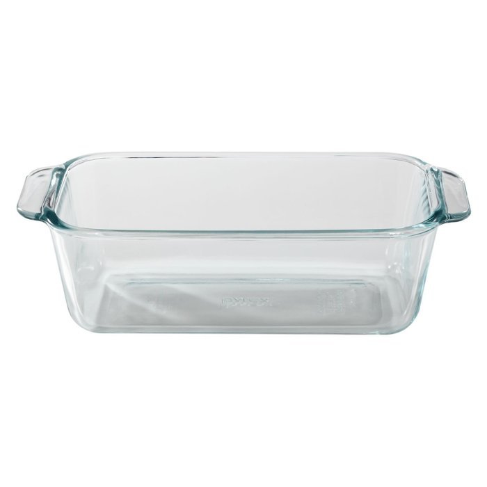 Pyrex Basics 1.5-Quart Loaf Pan, Glass (Set of 3)