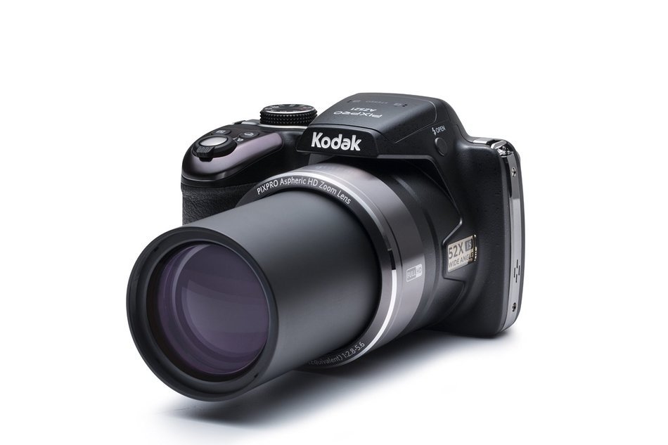 Kodak AZ521, 16MP Camera with 52x Optical Zoom, 3" LCD Screen, 1080p Video Recording - Black N4