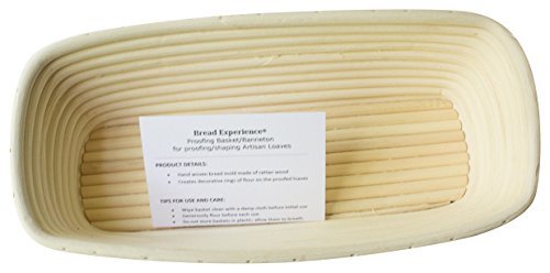 Bread Experience Large Rectangle Banneton Bread Proofing Basket N4