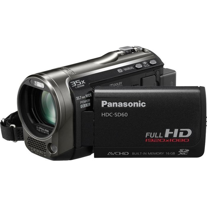 Panasonic HDC-SD60S SD Based Hi-Def Camcorder with 35X Intelligent Zoom (Silver) (Discontinued by Manufacturer)