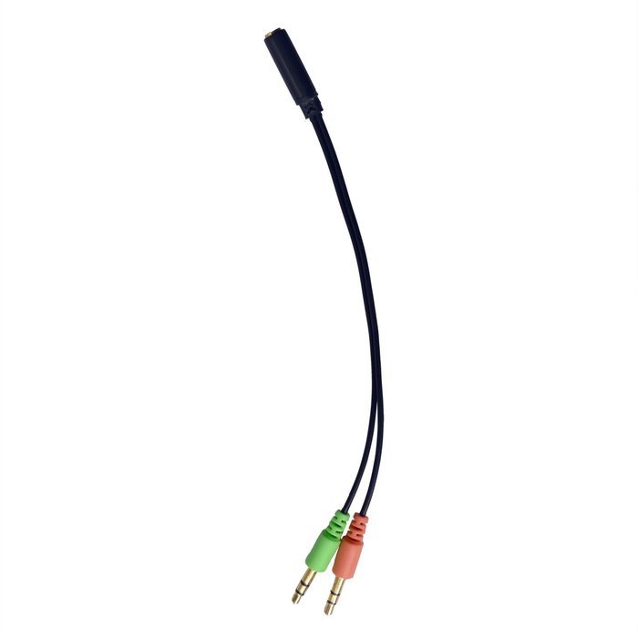VIMVIP 3.5mm Female to Dual 3.5 Male Mic & Stereo Audio Y Splitter Cable Cord for PC Laptop N5