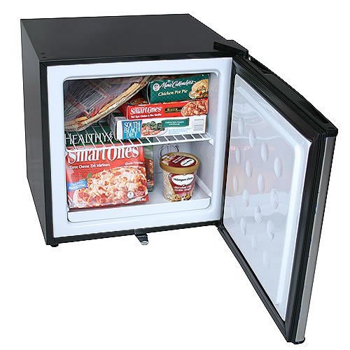 EdgeStar 1.1 Cu. Ft. Stainless Steel Freezer w/ Lock - Stainless Steel N6