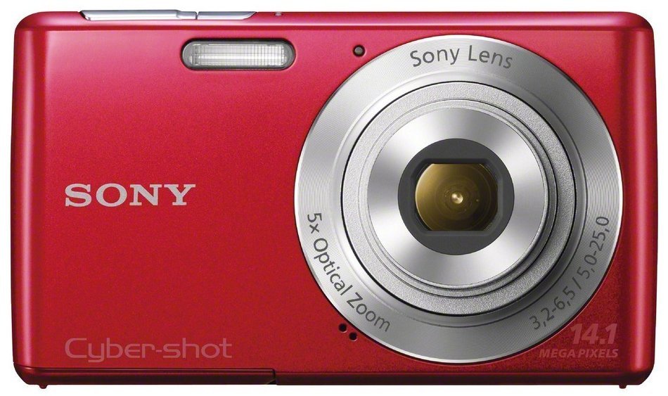 Sony Cyber-shot DSC-W620 14.1 MP Digital Camera with 5x Optical Zoom and 2.7-Inch LCD (Red) (2012 Model) N3