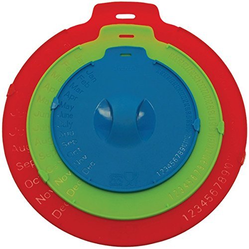 New STARFRIT 093603-003-0000 Silicone Lids, 3-ct