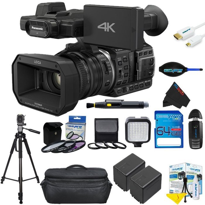 Panasonic HC-X1000 4K DCI/Ultra HD/Full HD Camcorder + Pixi-Advanced Accessory Kit
