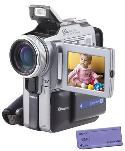 Sony DCRPC120BT MiniDV Camcorder w/ 2.5" LCD, Memory Stick, MPEG, Mega Pixel Video/ Still & Network Capability... N3