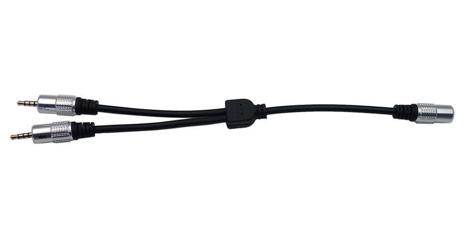 LEMENG Pure Aluminium alloy 3.5mm 1/8" 4-Pole Male (Earphone Headset + Microphone ) to 3.5mm 1/8" 4-Pole Female...