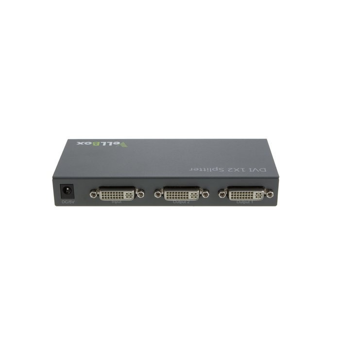 VeLLBox DVI Splitter 1x4, 4-port Splitter, 1in 4 out DVI Splitter, Support Resolution up to 1080p, 5V/3A Universal... N15