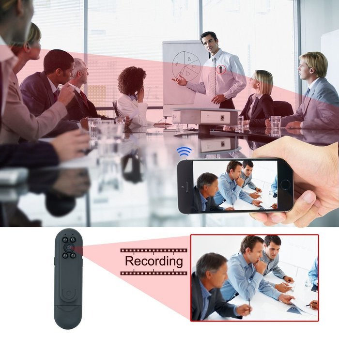 TEKMAGIC 8GB 1920x1080P HD Wifi Network Motion Detective Camcorder Support iPhone Android Smartphone APP Remote... N6