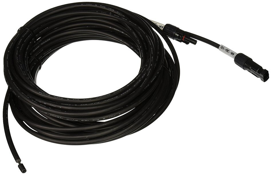 Renogy AK-10FT-10 One Pair of 10Ft. 10AWG Adaptor Kit Solar Cable Pv with Mc4 Female & Male Connectors - Connect... N3