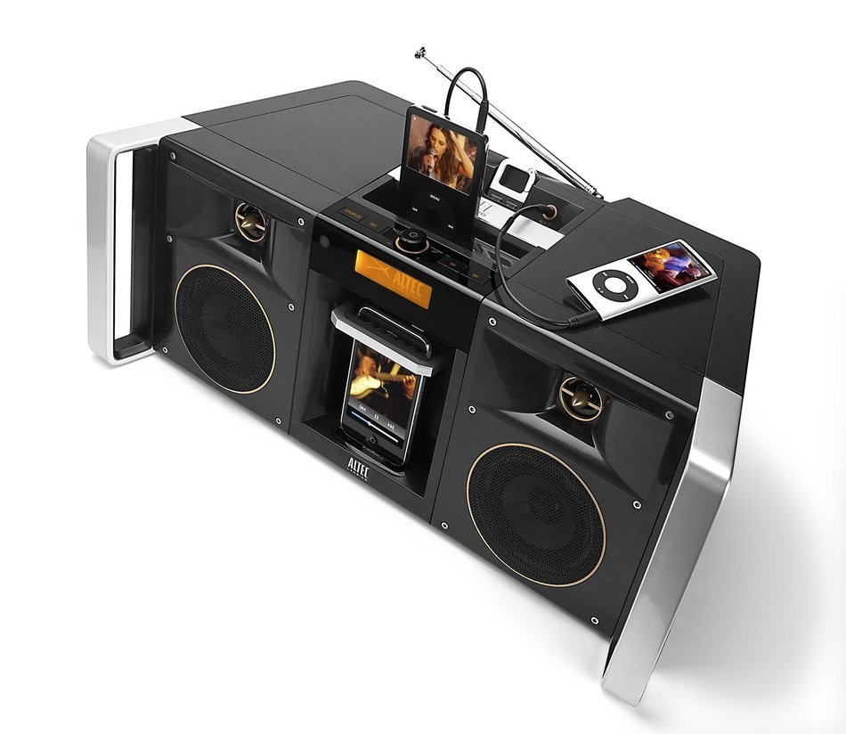 Altec Lansing inMotion MIX iMT800 Portable Digital Boom Box for iPhone and iPod N4