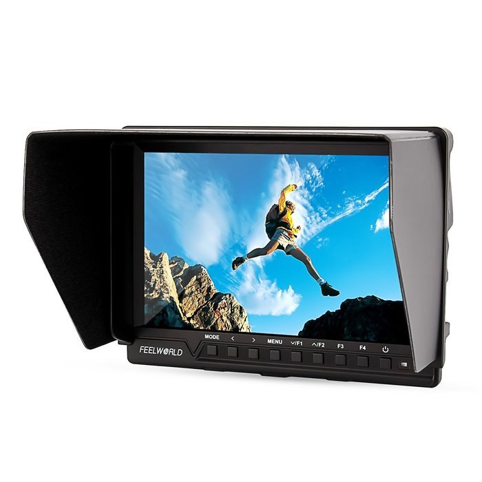 Feelworld FW760 FW-760 + EACHSHOT Battery + Charger + Magic Arm, (FW-759 Upgrade Version) 7'' Video Monitor IPS... N3