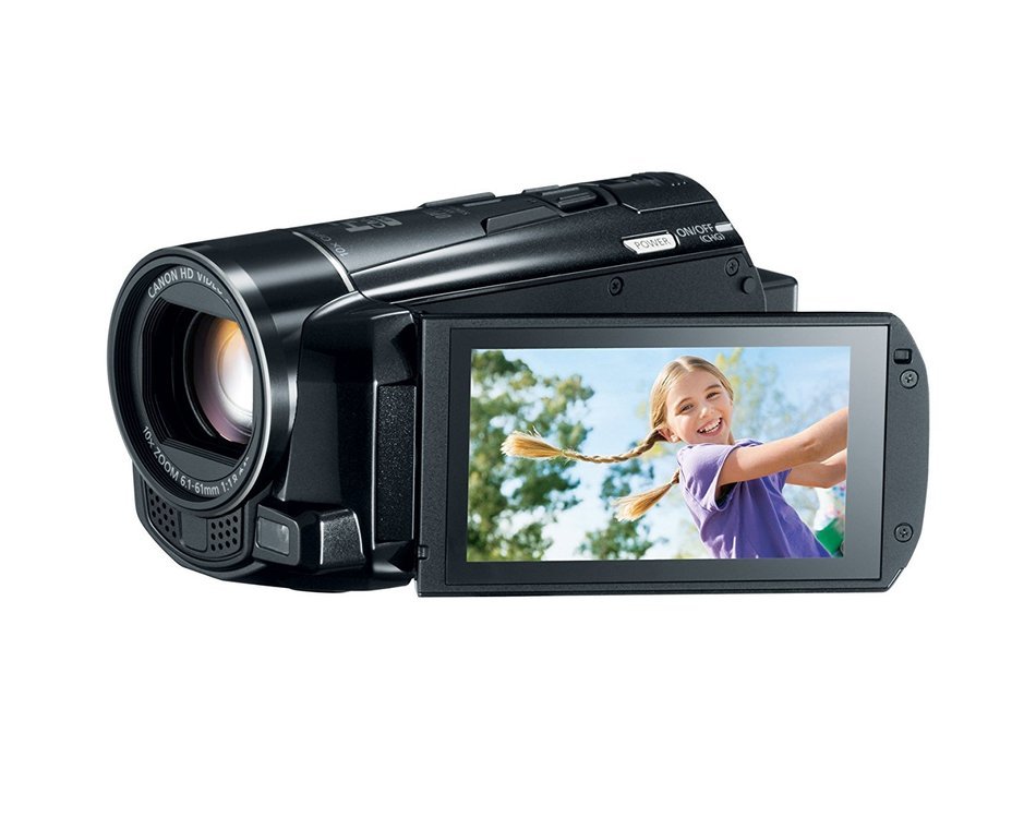 Canon VIXIA HF M500 Full HD 10x Image Stabilized Camcorder with One SDXC Card Slot and 3.0 Touch LCD N5