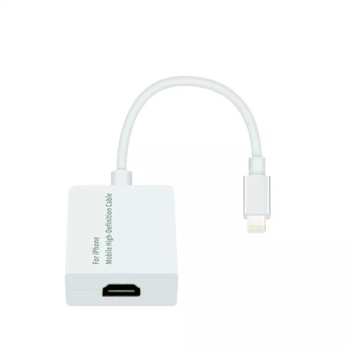 BAIVON 8-pin Lightning To HDMI Adapter,High Definition 1080P Audio Video Converter Cable,Compatible with iPhone7... N5