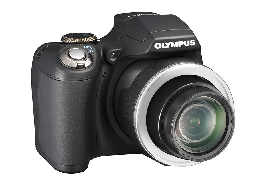Olympus SP-590UZ 12MP Digital Camera with 26X Wide Angle Optical Dual Image Stabilized Zoom and 2.7 inch LCD N4