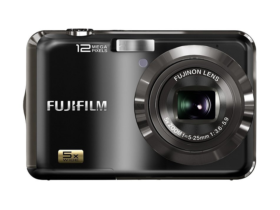 Fujifilm FinePix AX200 12 MP Digital Camera with 5x Wide Angle Optical Zoom and 2.7-Inch LCD (Black) N3
