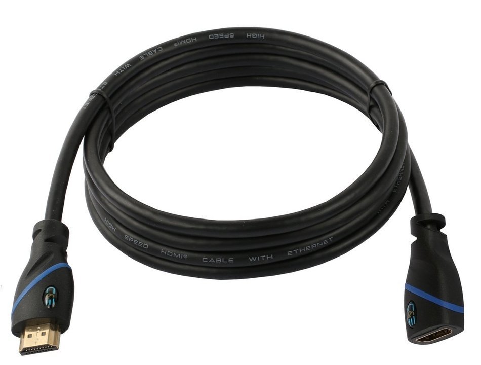 C&E High HDMI Cable 75 Feet with Built-in Signal Booster Supports 3D & Audio Return Channel Full HD, CNE550565 N7