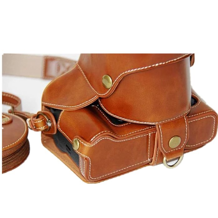 xhorizon TM FL1 Full Protection Bottom Opening Version Protective Leather Camera Case Bag with Tripod Design for... N76
