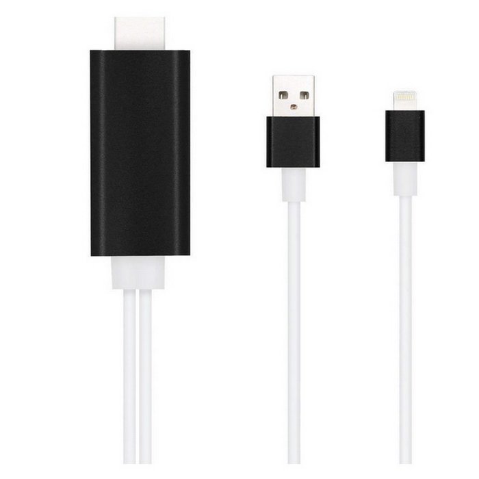 Lightning to HDMI Cable, ONSEMI Lightning to HDMI Cable 6.5Ft Lightning MHL to HDMI Cable 1080P HDTV Adapter For... N12