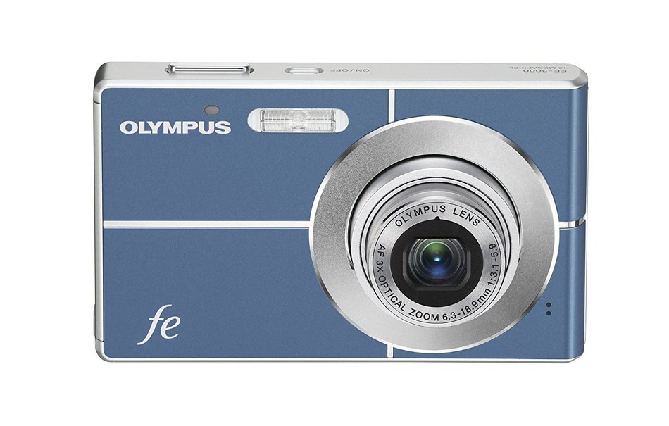Olympus FE-3000 10MP Digital Camera with 3x Optical Zoom and 2.7 Inch LCD (Titanium) N5