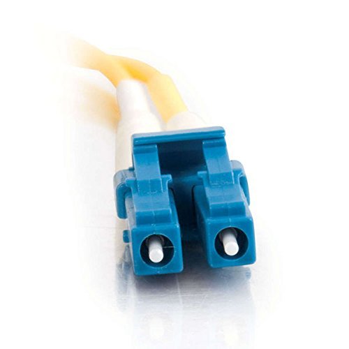 C2G 3m LC-LC 9/125 OS1 Duplex Single Mode Fiber Cable &ndash; Yellow PVC N2