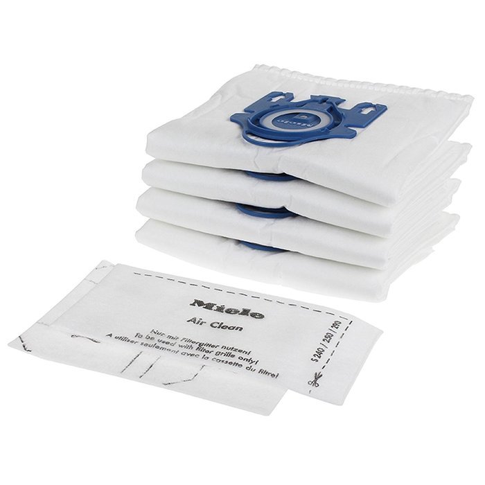 Miele HyClean 3D GN Type Microfiber Dust Bags for Miele Canister Vacuum Cleaners - 9917710 N3