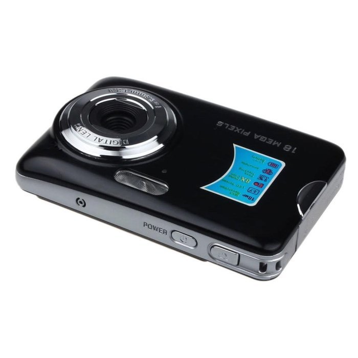 POTO 18MP 2.7 In TFT LCD Digital Video Recorder Camera BLACK N4