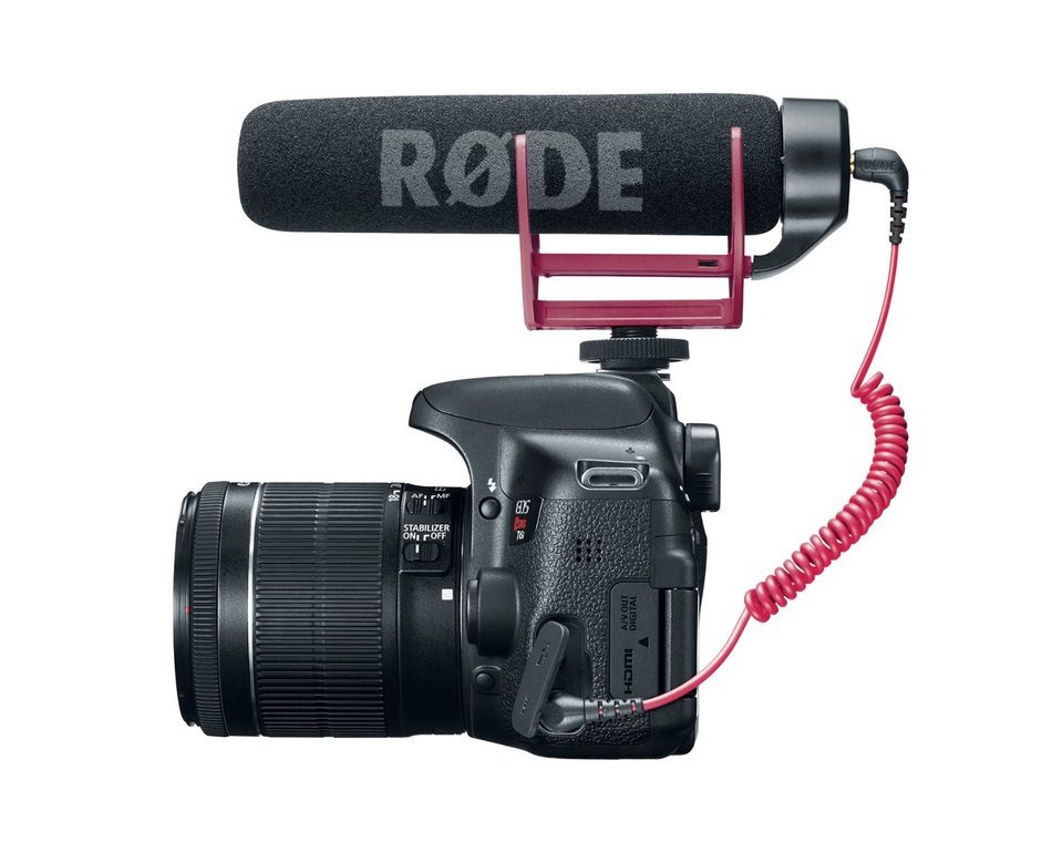 Canon EOS Rebel T6i Video Creator Kit with 18-55mm Lens, Rode VIDEOMIC GO and Sandisk 32GB SD Card Class 10 -... N3