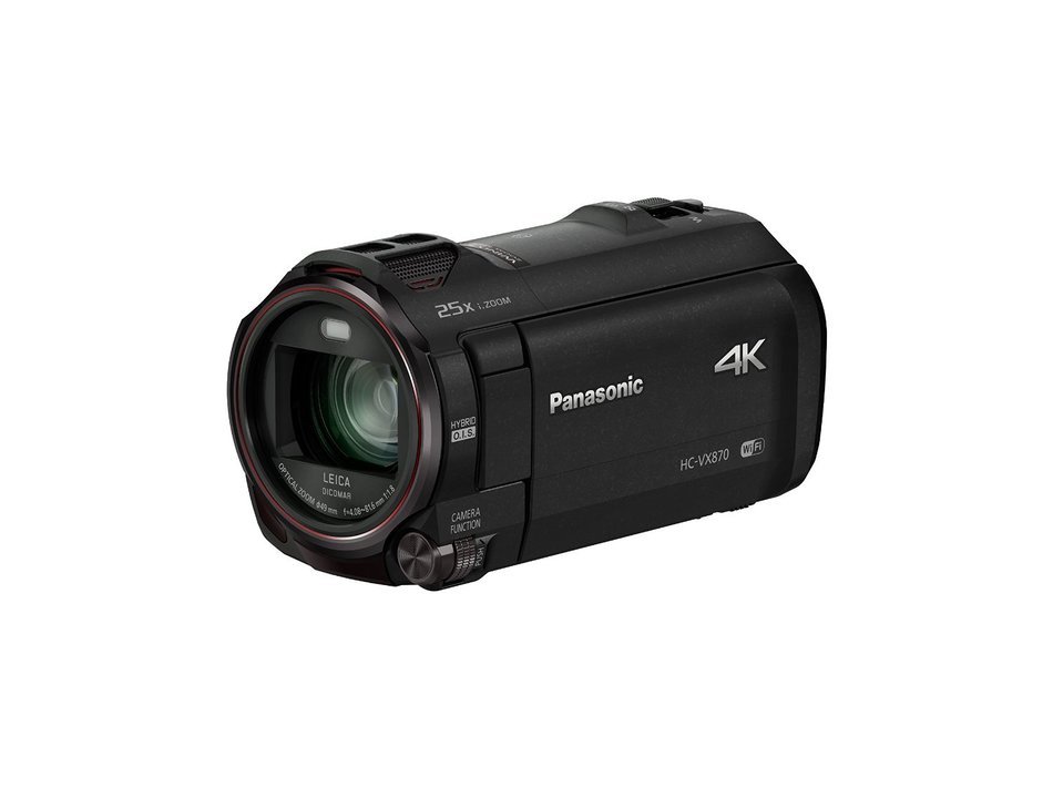 Panasonic HC-VX870K 4K Ultra HD Camcorder, Twin Video (PIP) WiFi from Smartphone Capture Feature (Black) N5