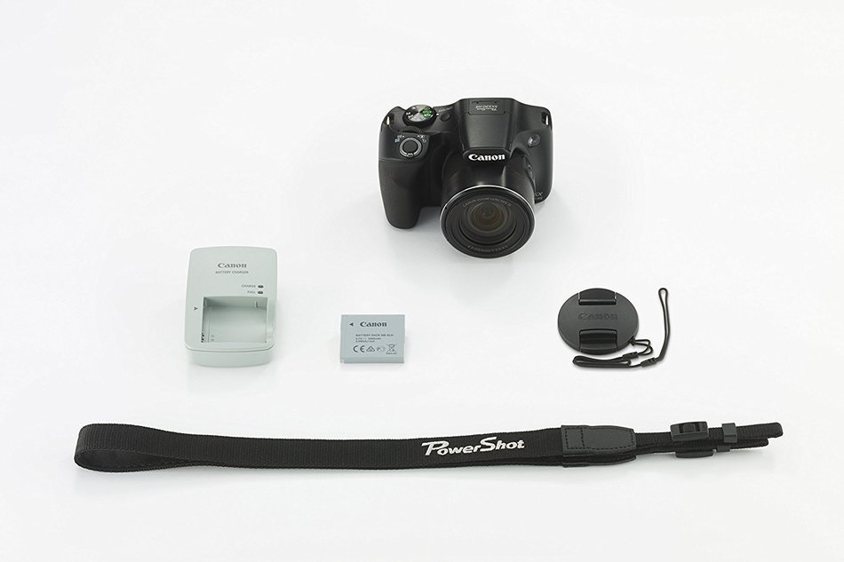 Canon PowerShot SX530 HS 16.0 MP CMOS Digital Camera with 50x Optical Image Stabilized Zoom (24&ndash;1200mm) and 3-... N6