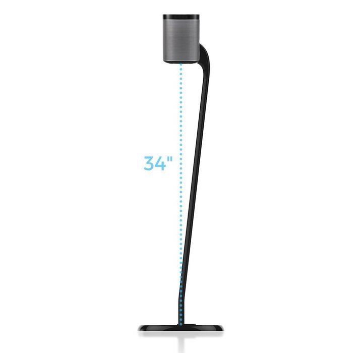 Speaker Stand for SONOS PLAY 1 & PLAY 3 - Black Pair N6