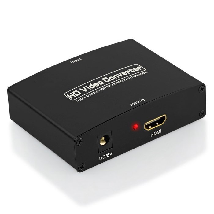 ESYNiC VGA to HDMi Converter Box 1080P VGA to HDMi HD HDTV Video Converter Adapter with RCA Phono Stereo Audio... N8