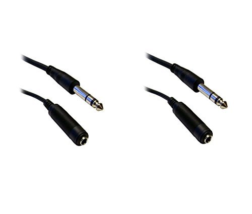 C&E CNE40384 25-Feet 1/4-Inch Stereo Extension Cable, TRS, Balanced, 1/4-Inch Male to 1/4-Inch Female N12
