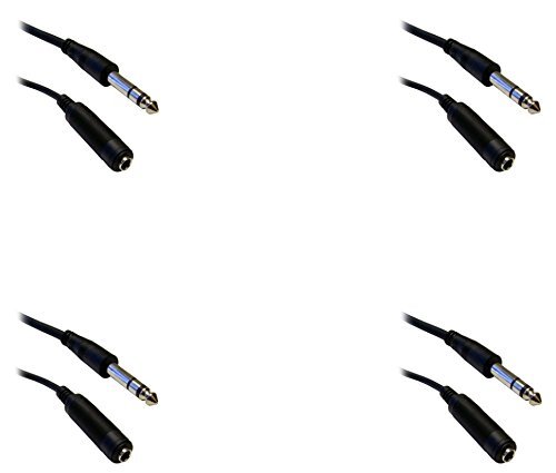 C&E CNE40384 25-Feet 1/4-Inch Stereo Extension Cable, TRS, Balanced, 1/4-Inch Male to 1/4-Inch Female N16