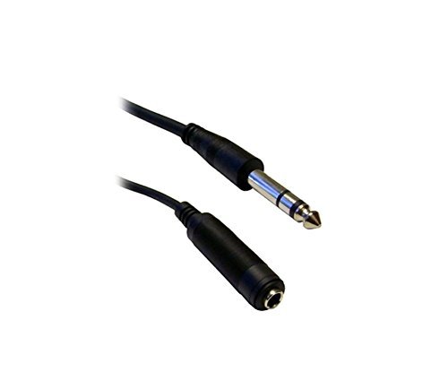 C&E CNE40384 25-Feet 1/4-Inch Stereo Extension Cable, TRS, Balanced, 1/4-Inch Male to 1/4-Inch Female N18