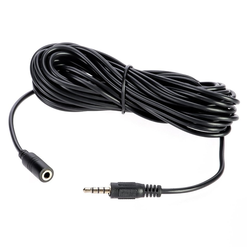 Eaton 20 foot (6m) 3.5mm TRRS Microphone Extension Cable for Smartphones N5