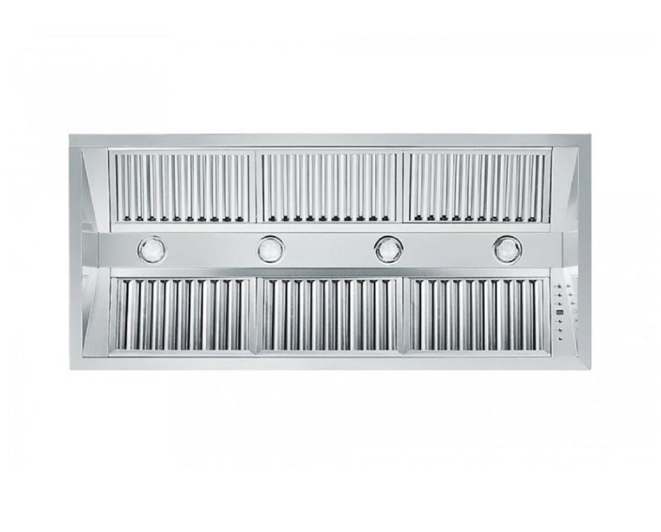 1200 CFM Ducted Range Hood Size: 14.2" H x 46" W x 18" D