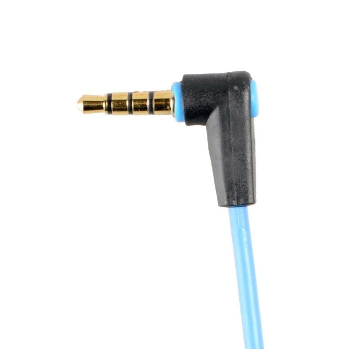 Conwork Pack of 2 - 3.5mm Stereo Auxiliary Audio Cable Male to Male For iPhone, iPad or Smartphones 90 Degree... N8
