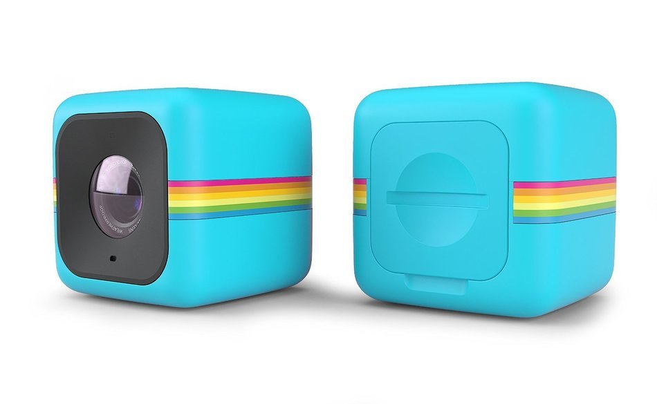 Polaroid Cube+ 1440p Mini Lifestyle Action Camera with Wi-Fi & Image Stabilization (Blue) N8