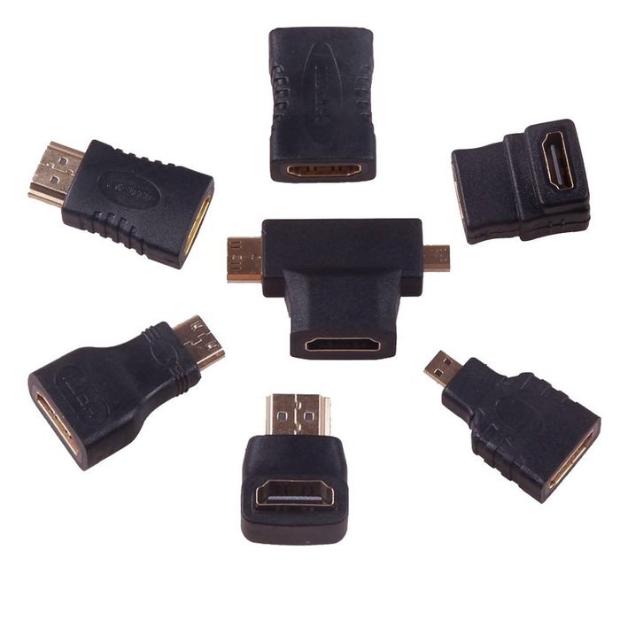 Boytond mini Golden Plated Hdmi Cable Adapters Changer Adapter Converter Mini Hdmi Micor Hdmi or male fmale for... N70