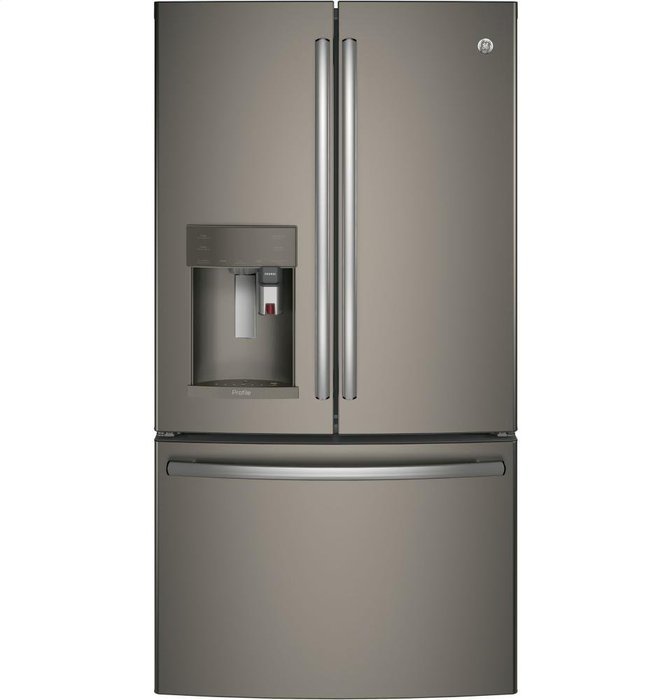 GE Profile PFE28PMKES 36" Energy Star, ADA Compliant French-door Refrigerator with 27.8 Cu. Ft. Capacity, Slate N3